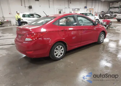 2013 Hyundai Accent Gls from USA, damaged, VIN KMHCT4AE4DU344379
